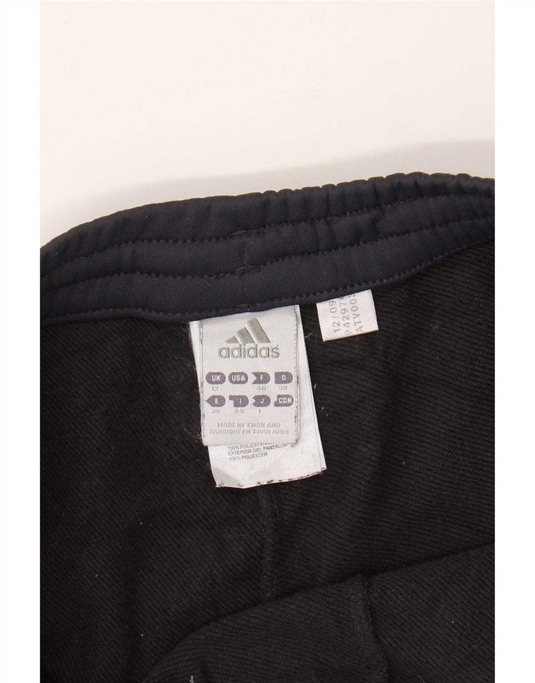 Pantaloni da tuta da donna Adidas Joggers UK 12 Poliestere grigio medio