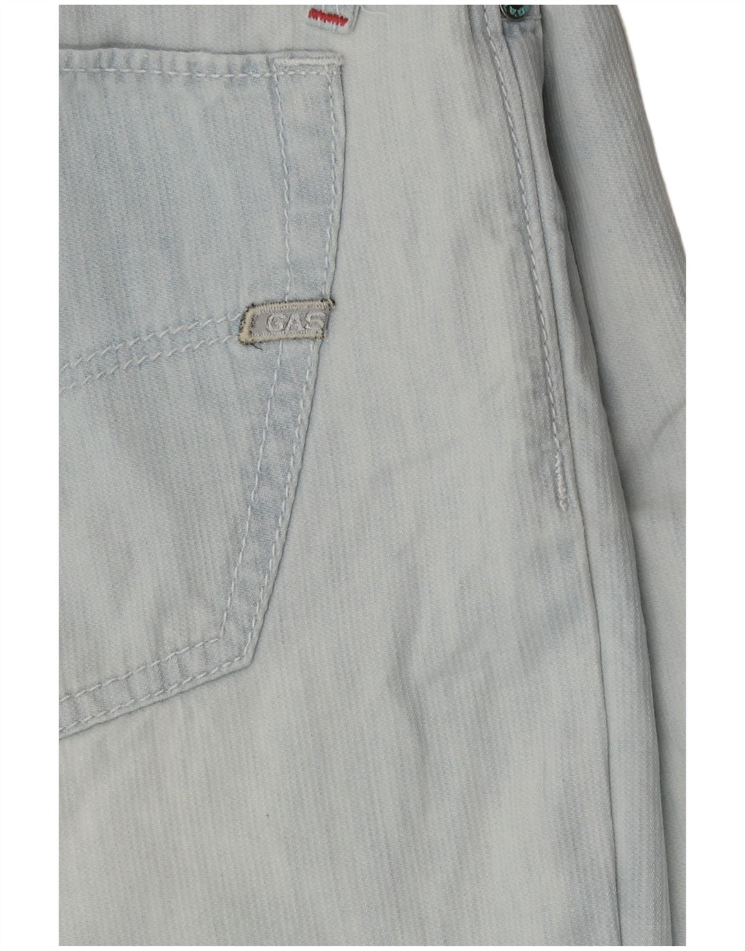 Pantaloncini di jeans da uomo Gas W29 cotone blu medio