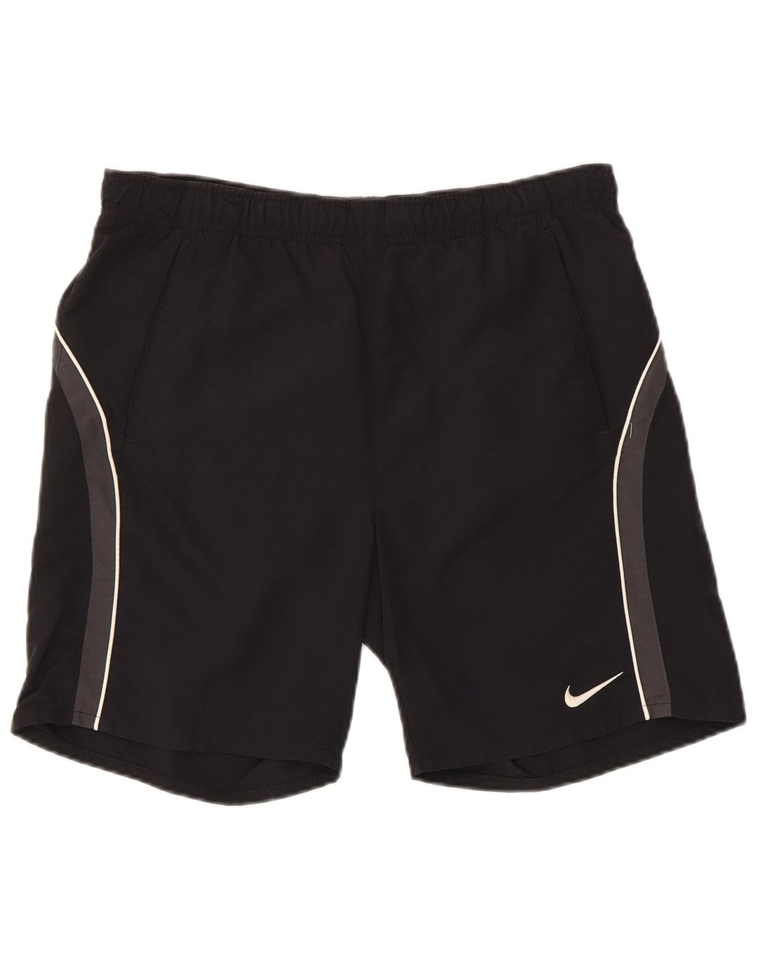 NIKE Pantaloncini sportivi grafici da uomo piccoli in nylon nero