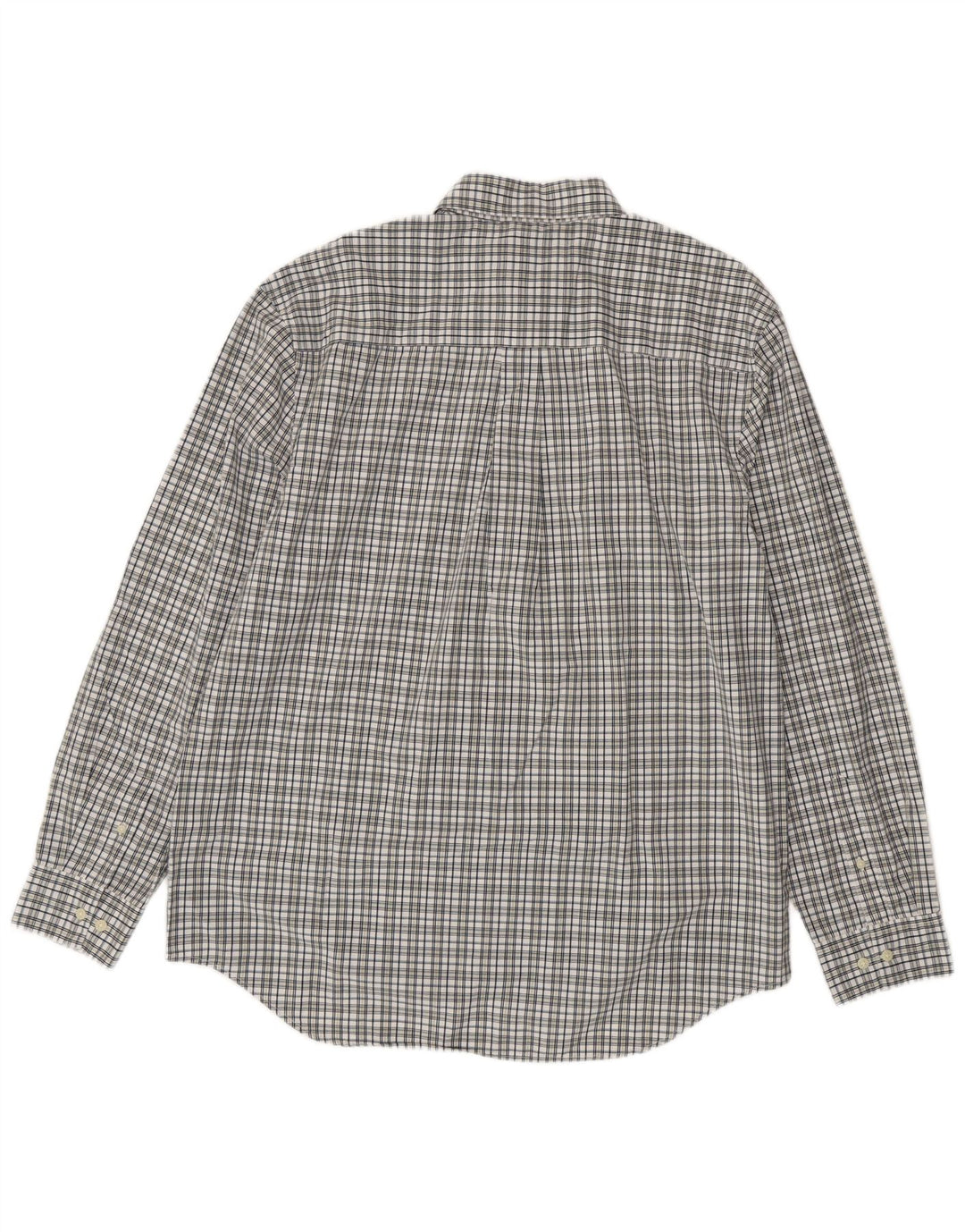 Camicia da uomo Timberland in cotone a quadri bianchi grandi