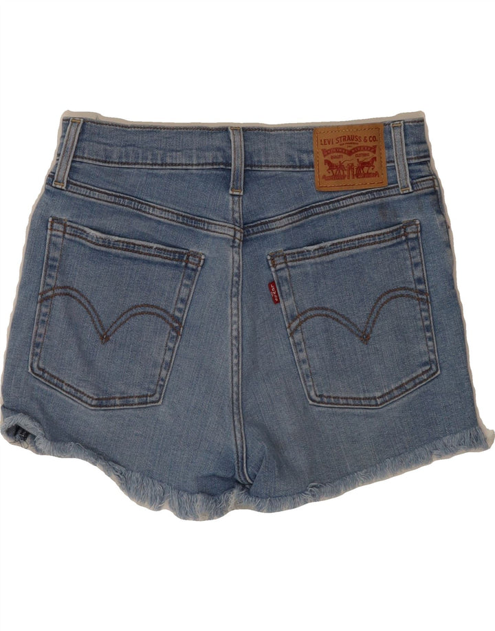 LEVI'S Womens Distressed Denim Shorts W28 Medium  Blue Cotton Vintage Levi's and Second-Hand Levi's from Messina Hembry 
