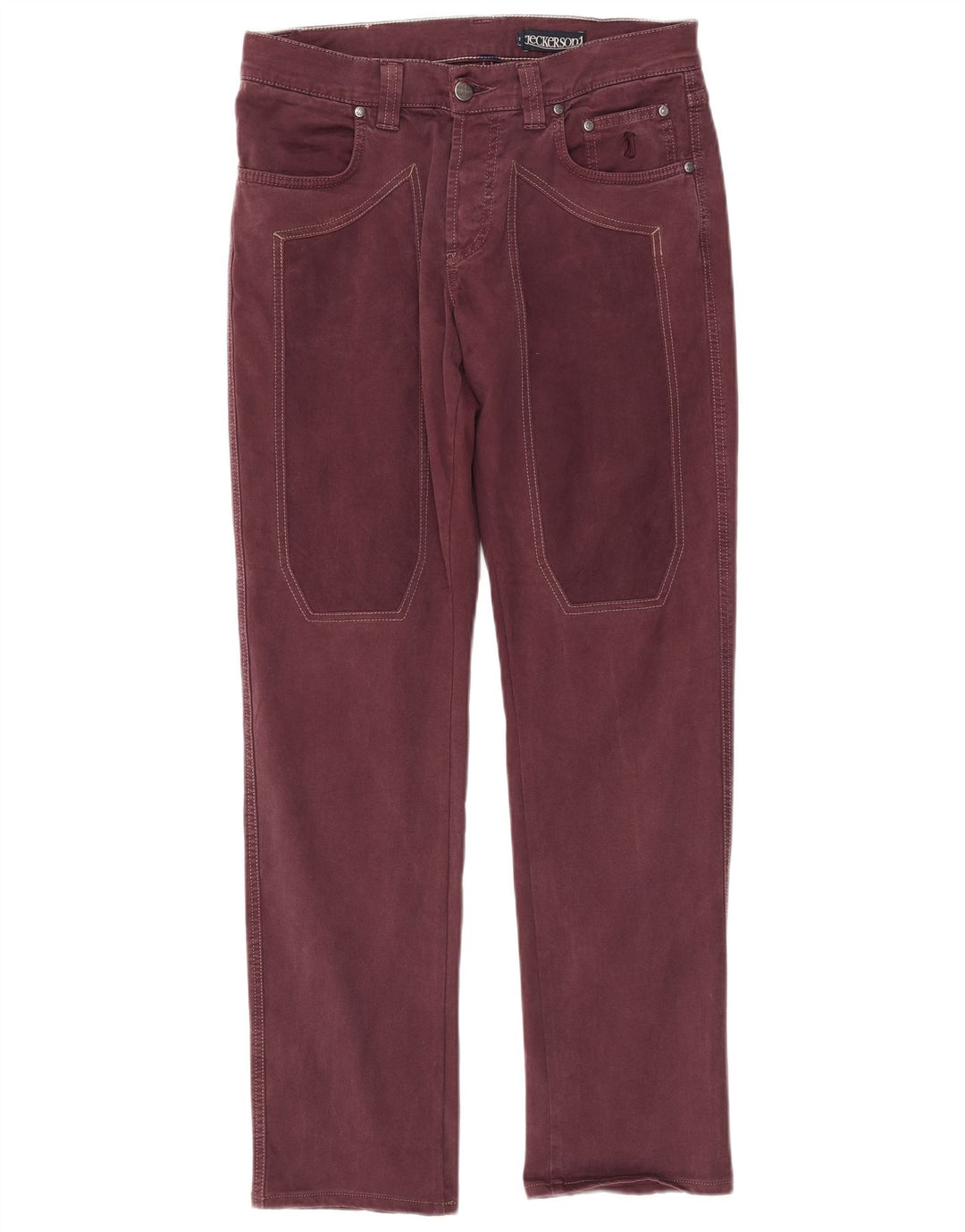 Jeans dritti da uomo Jeckerson W32 L31 cotone marrone