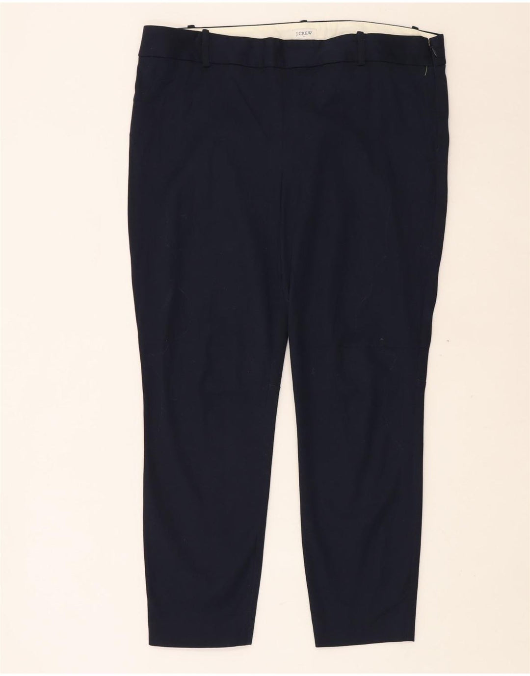 Pantaloni casual skinny da donna J. CREW US 14 XL W36 L28 Cotone blu navy