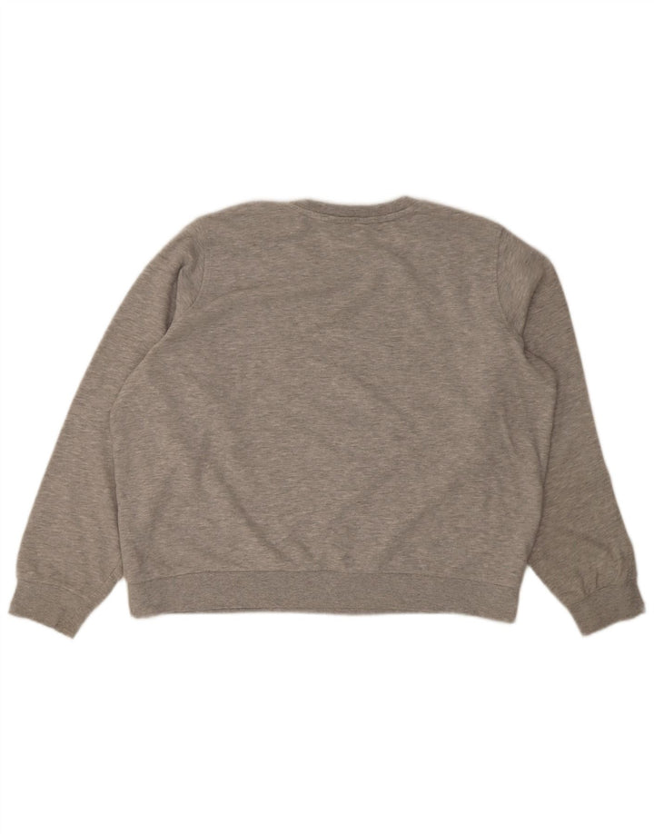 Felpa oversize da donna Marks & Spencer UK 18 XL grigio chiazzato
