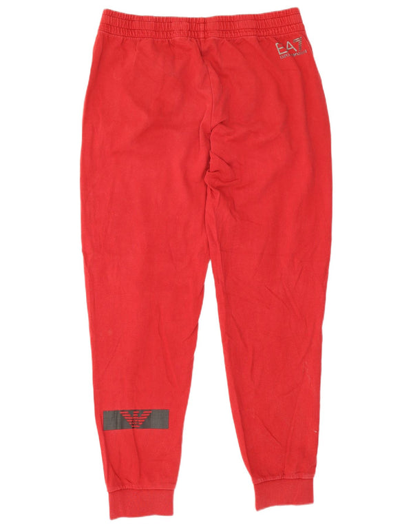 Pantaloni da tuta con grafica da uomo Emporio Armani Joggers XL Rosso Cotone