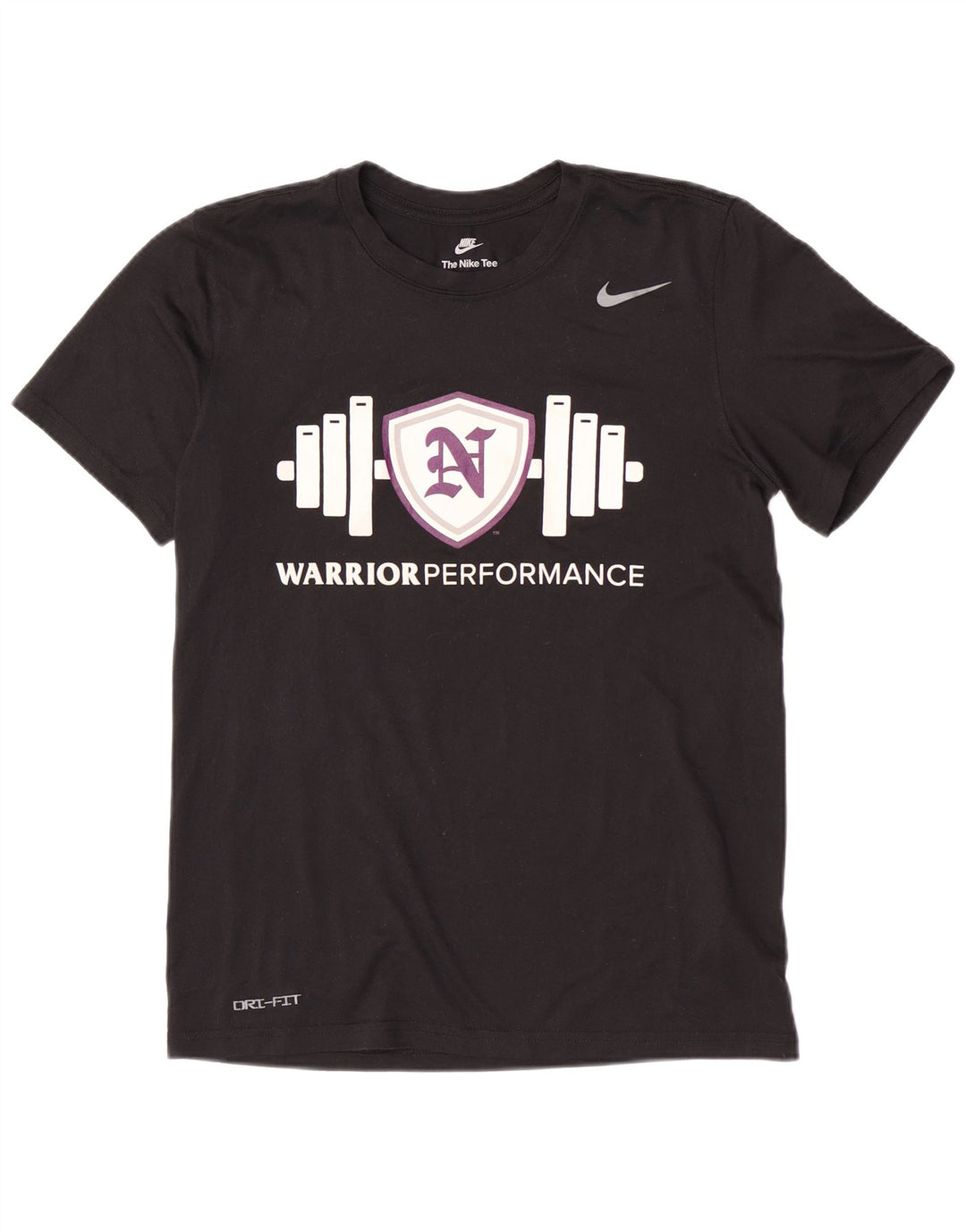 T-shirt grafica Nike Dri Fit da uomo, piccola, in poliestere nero
