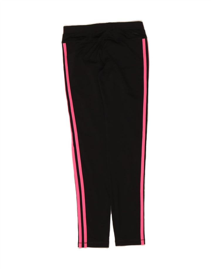 ADIDAS Girls Climalite Leggings 13-14 Years  Black Vintage Adidas and Second-Hand Adidas from Messina Hembry 