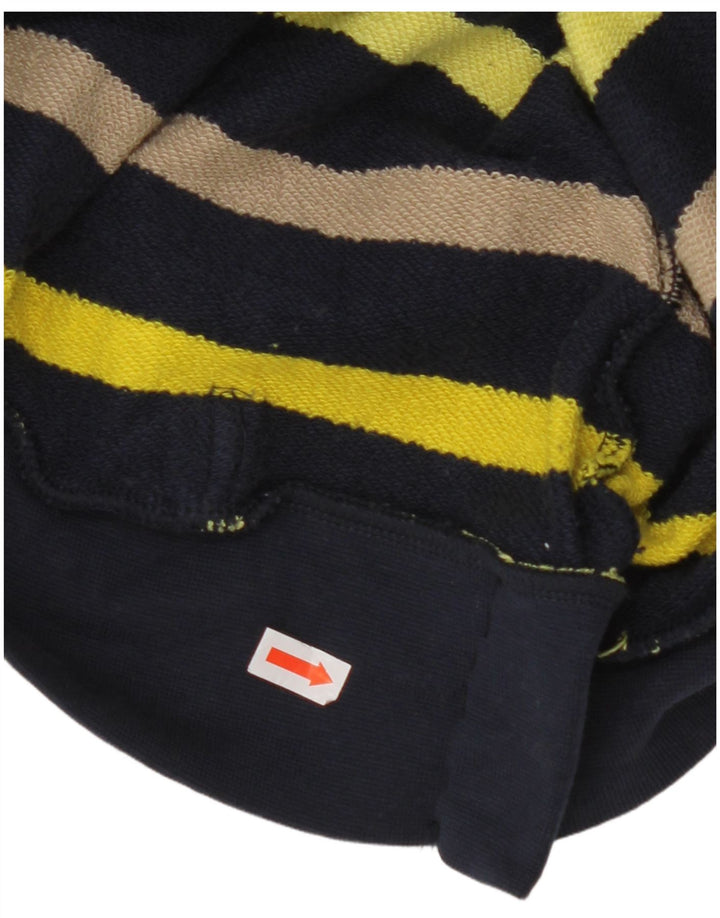 Maglione con cappuccio da uomo ADIDAS grande in cotone a righe multicolore