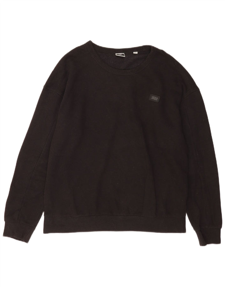 JACK & JONES Felpa da Uomo Maglione XL Nero Cotone