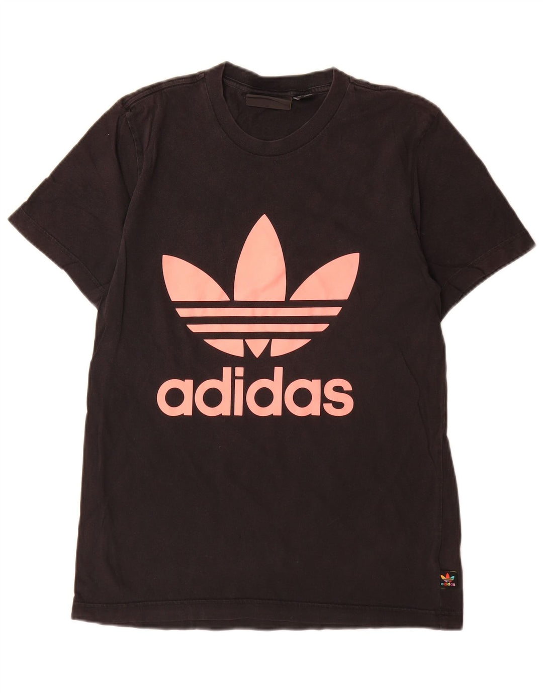 T-shirt grafica Adidas Pharrell Williams da donna, piccola, in cotone nero