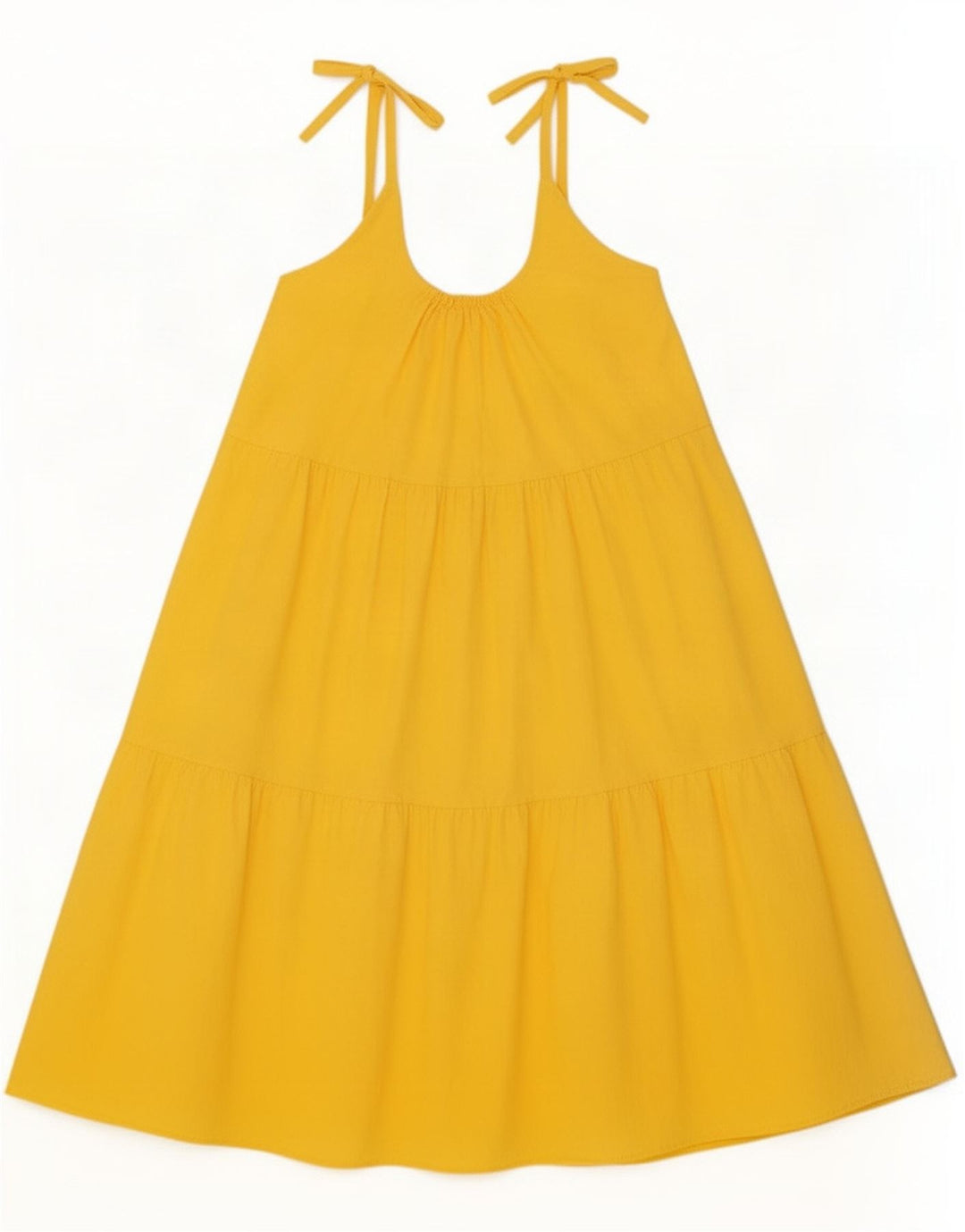 Prendisole vintage da donna UK 12 giallo medio