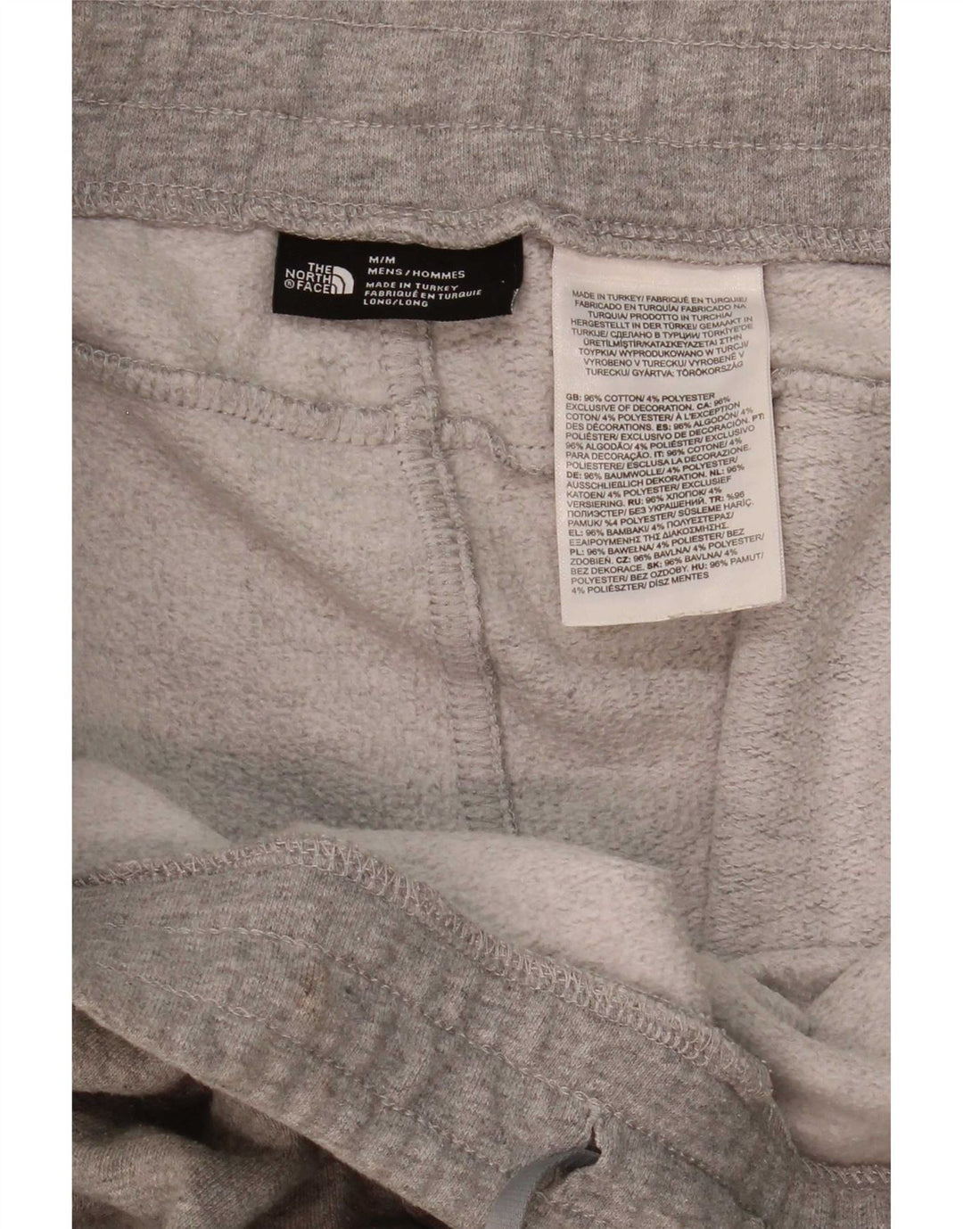 The North Face Pantaloni da tuta da uomo con grafica Joggers Grigio medio chiazzato