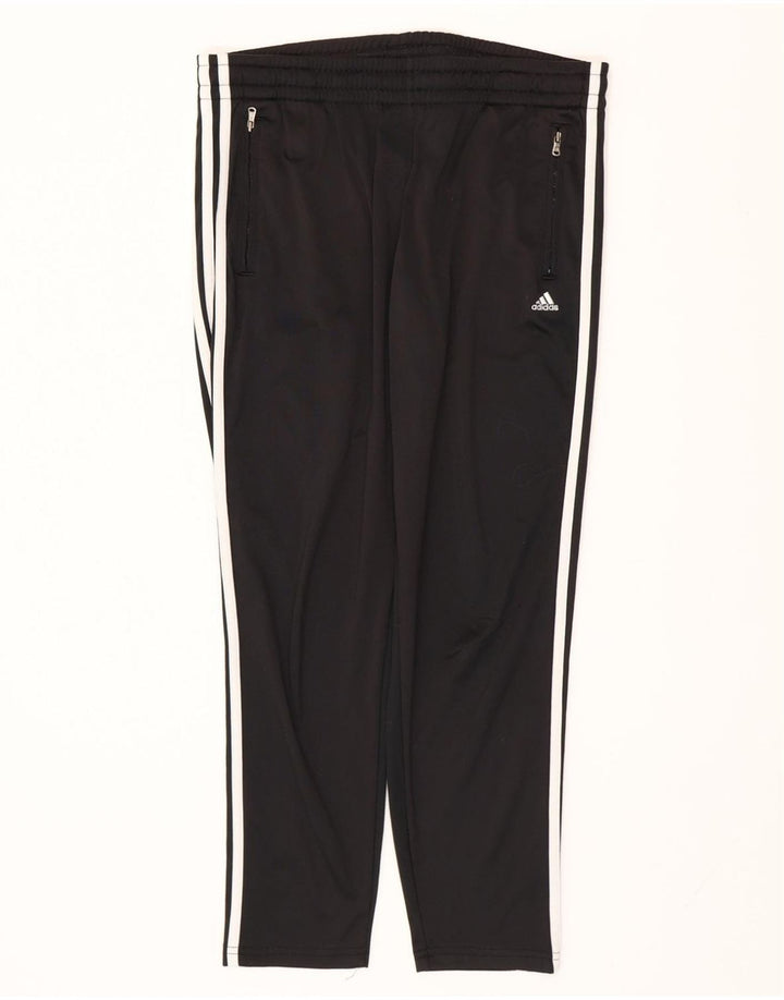 Pantaloni da tuta ADIDAS Climalite da donna UK 12 medio poliestere nero