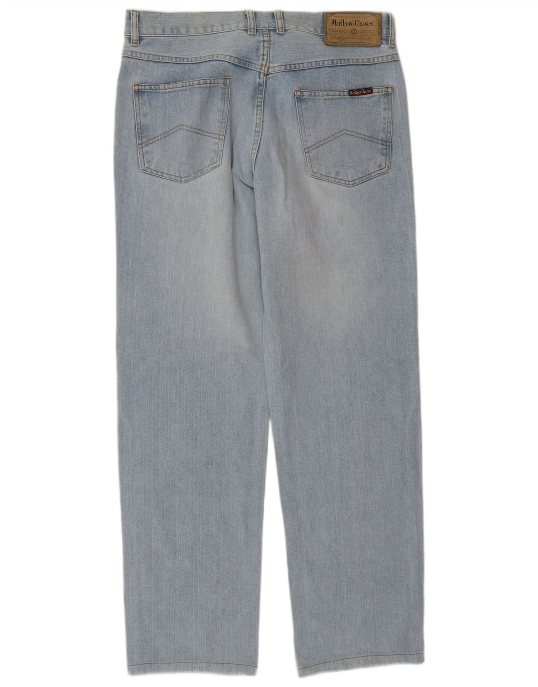 Jeans dritti da uomo Marlboro Classics W33 L34 cotone blu