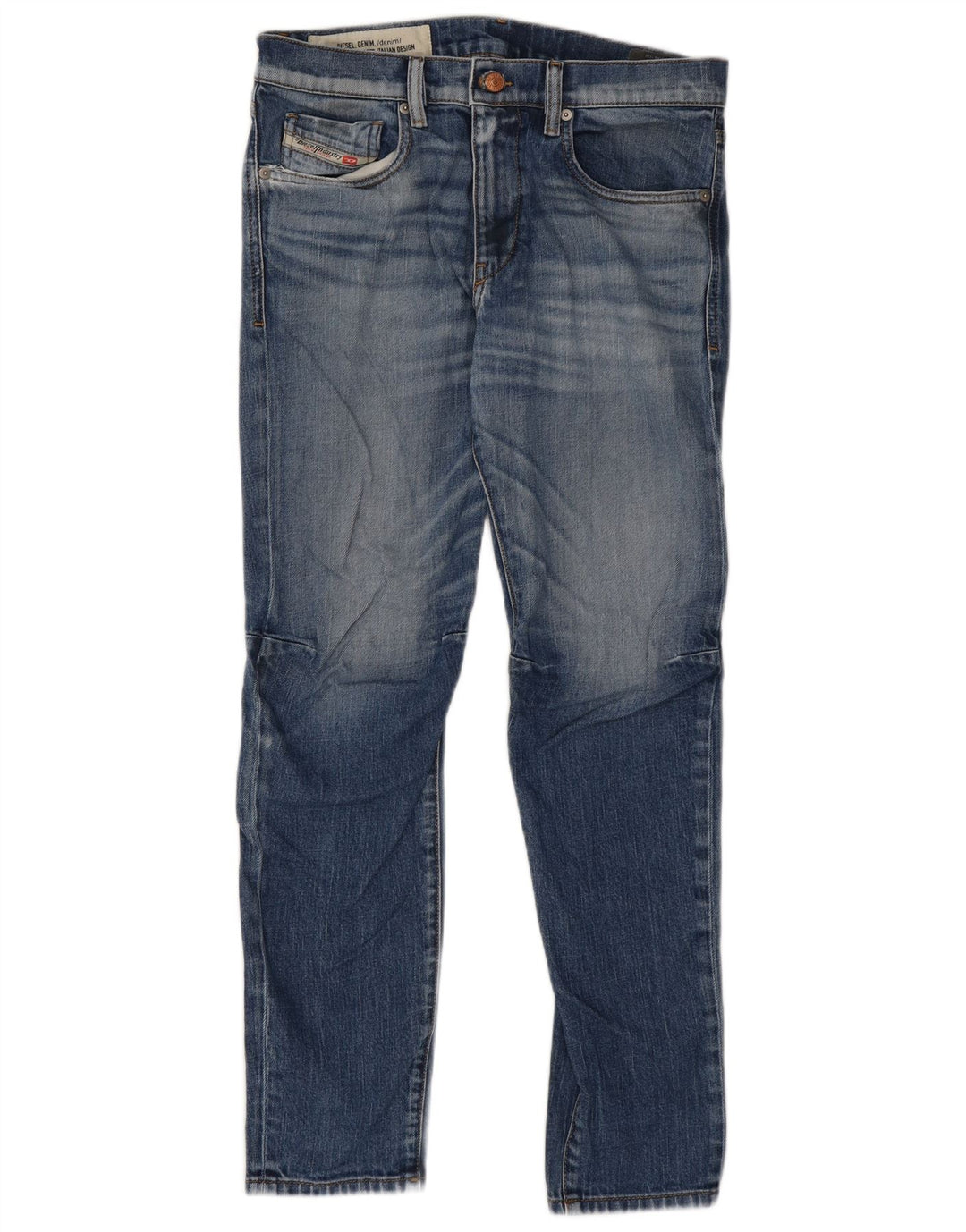 Jeans slim da uomo D-Strukt Diesel W32 L30 cotone blu