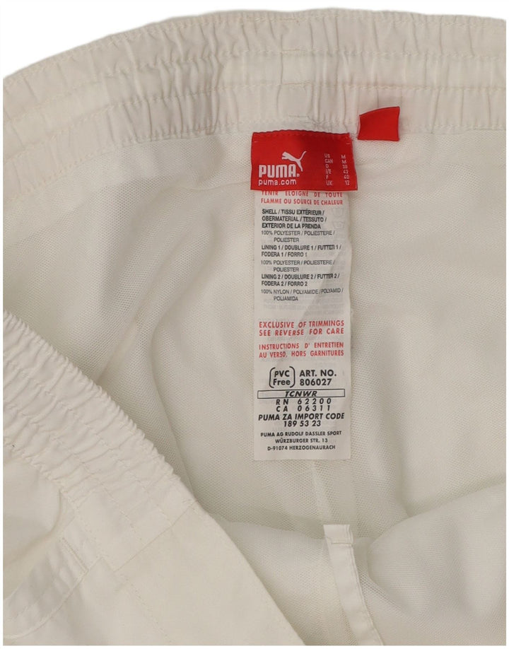 Pantaloni da tuta da donna PUMA UK 12 Poliestere bianco medio