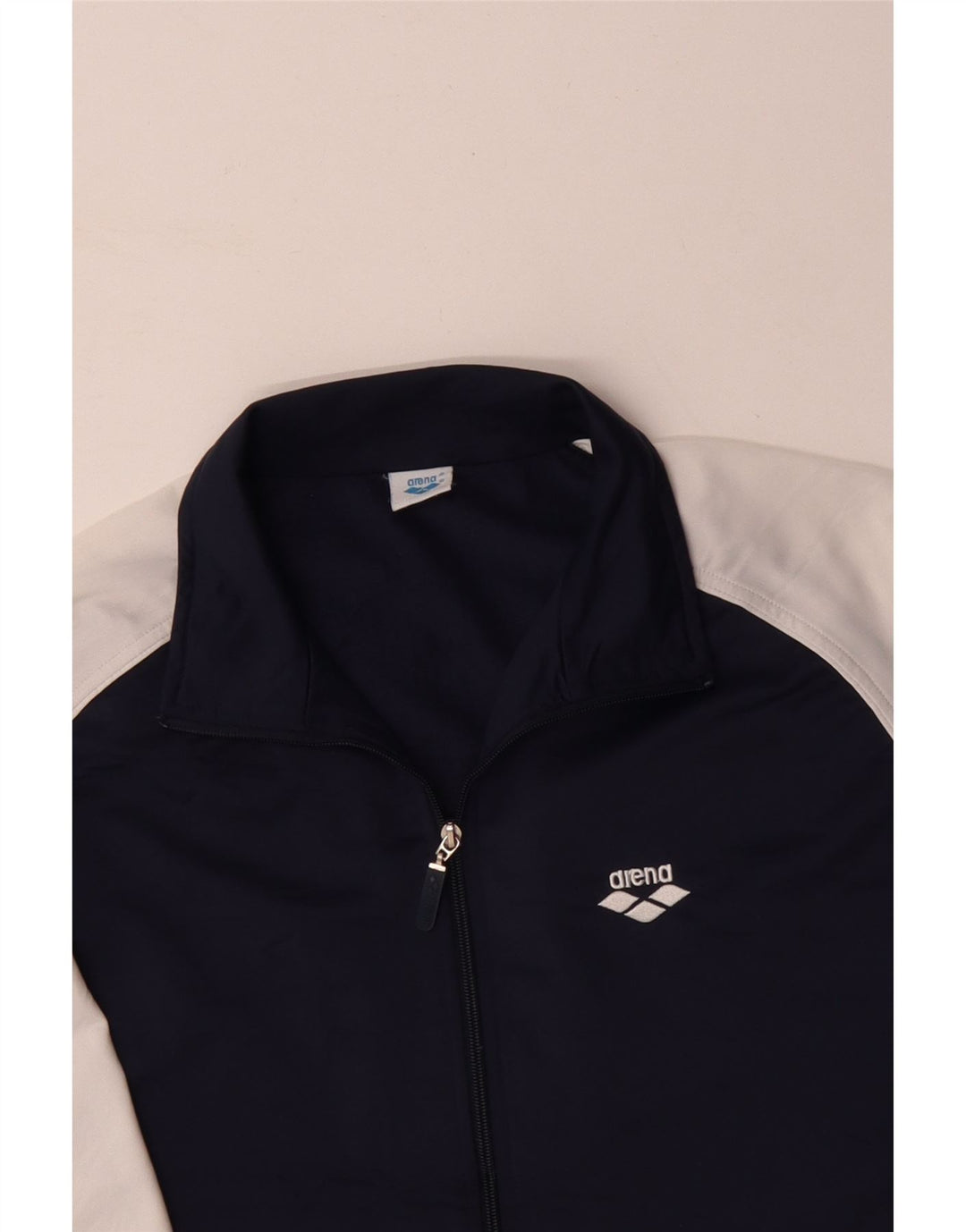 ARENA Giacca da tuta grafica da uomo con motivo color block medio blu navy