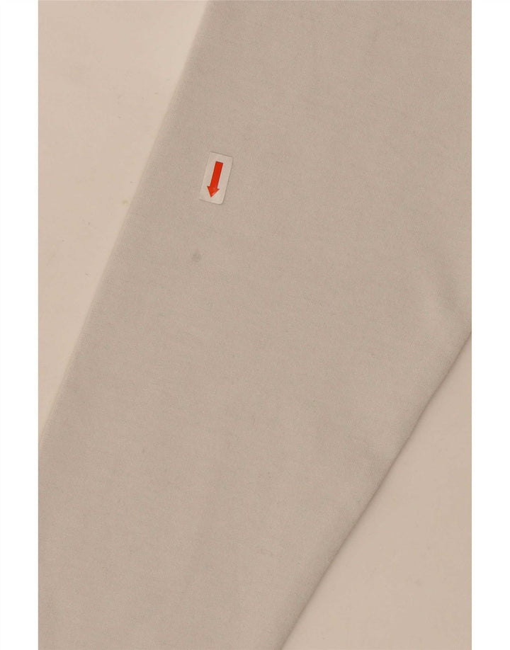 Top Zara da donna oversize a maniche lunghe UK 10 piccolo grigio