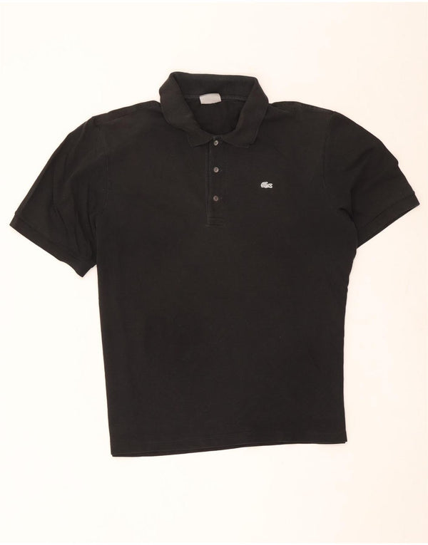 Polo da uomo Lacoste taglia 8 3XL cotone nero