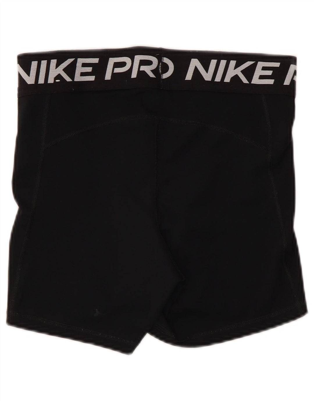 Pantaloncini sportivi Nike Dri Fit Graphic da donna UK 12 Medium Nero Poliestere