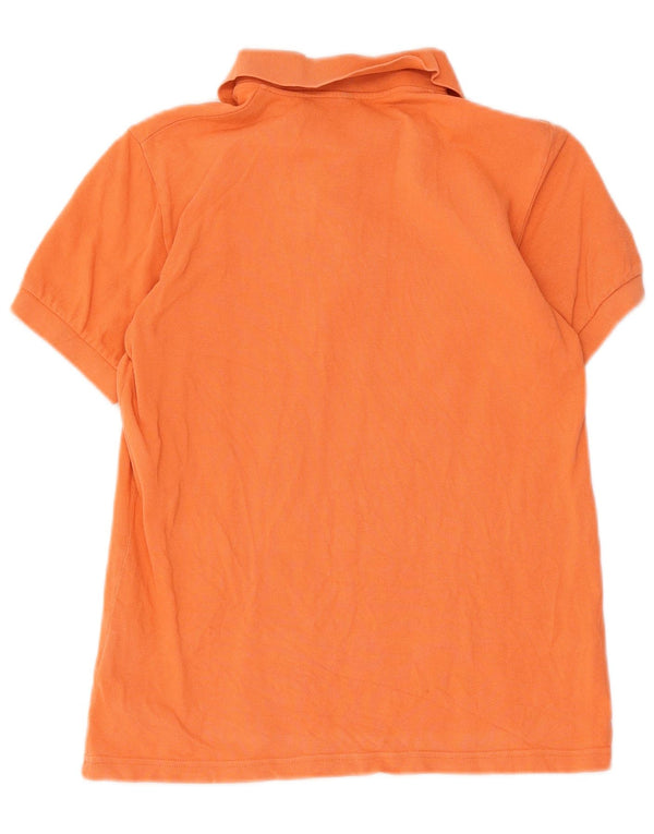 Polo Benetton Bambino 11-12 Anni 2XL Cotone Arancione