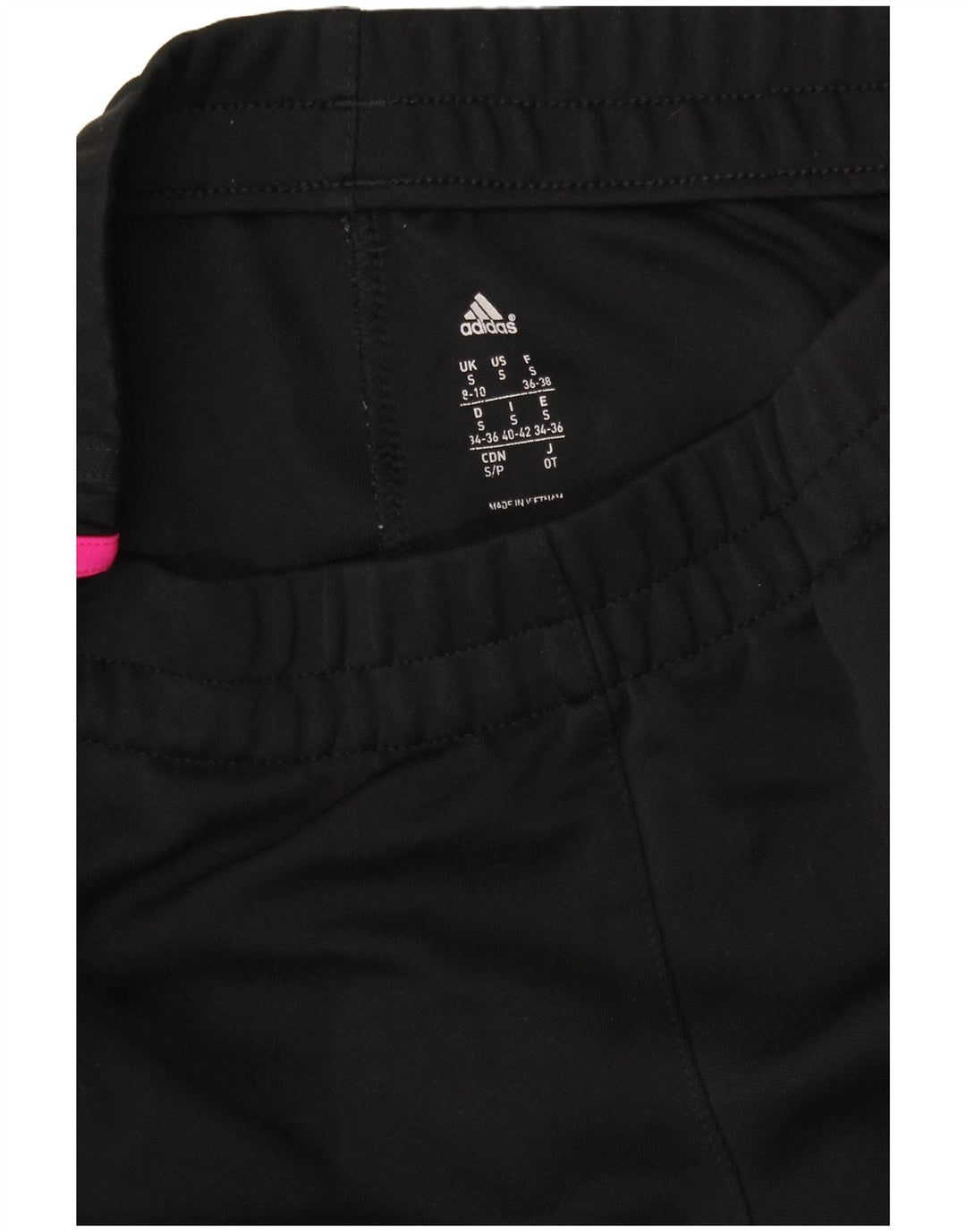 Pantaloni da tuta da donna Adidas UK 8/10 Small Poliestere nero
