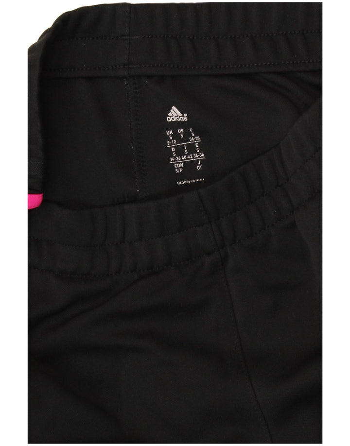 Pantaloni da tuta da donna Adidas UK 8/10 Small Poliestere nero