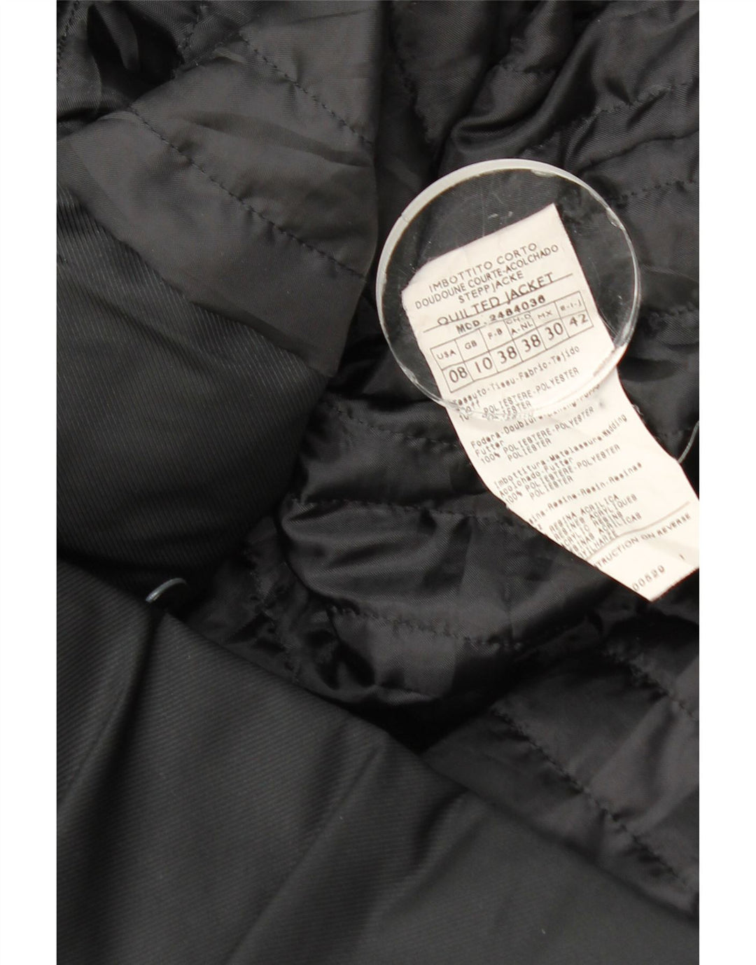 Giacca trapuntata da donna Penny Black UK 10 Small Poliestere nero