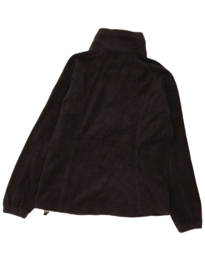 Giacca in pile da donna Columbia UK 40 grande poliestere nero