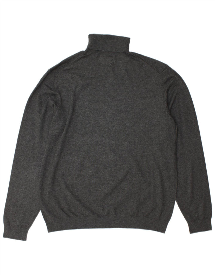 Maglione maglione collo alto da uomo Zara XL grigio