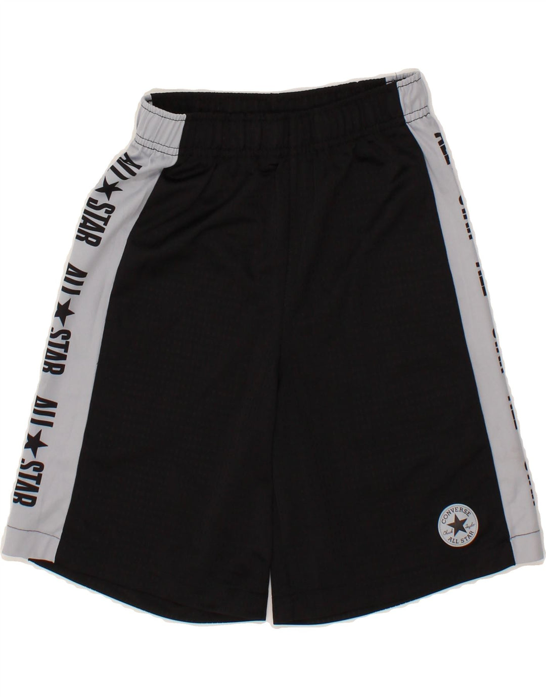 CONVERSE Boys Graphic Sport Shorts 10-11 Years Medium  Black Vintage Converse and Second-Hand Converse from Messina Hembry 