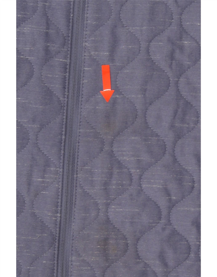 Gilet trapuntato da corsa da donna Nike UK 16 grande poliestere viola
