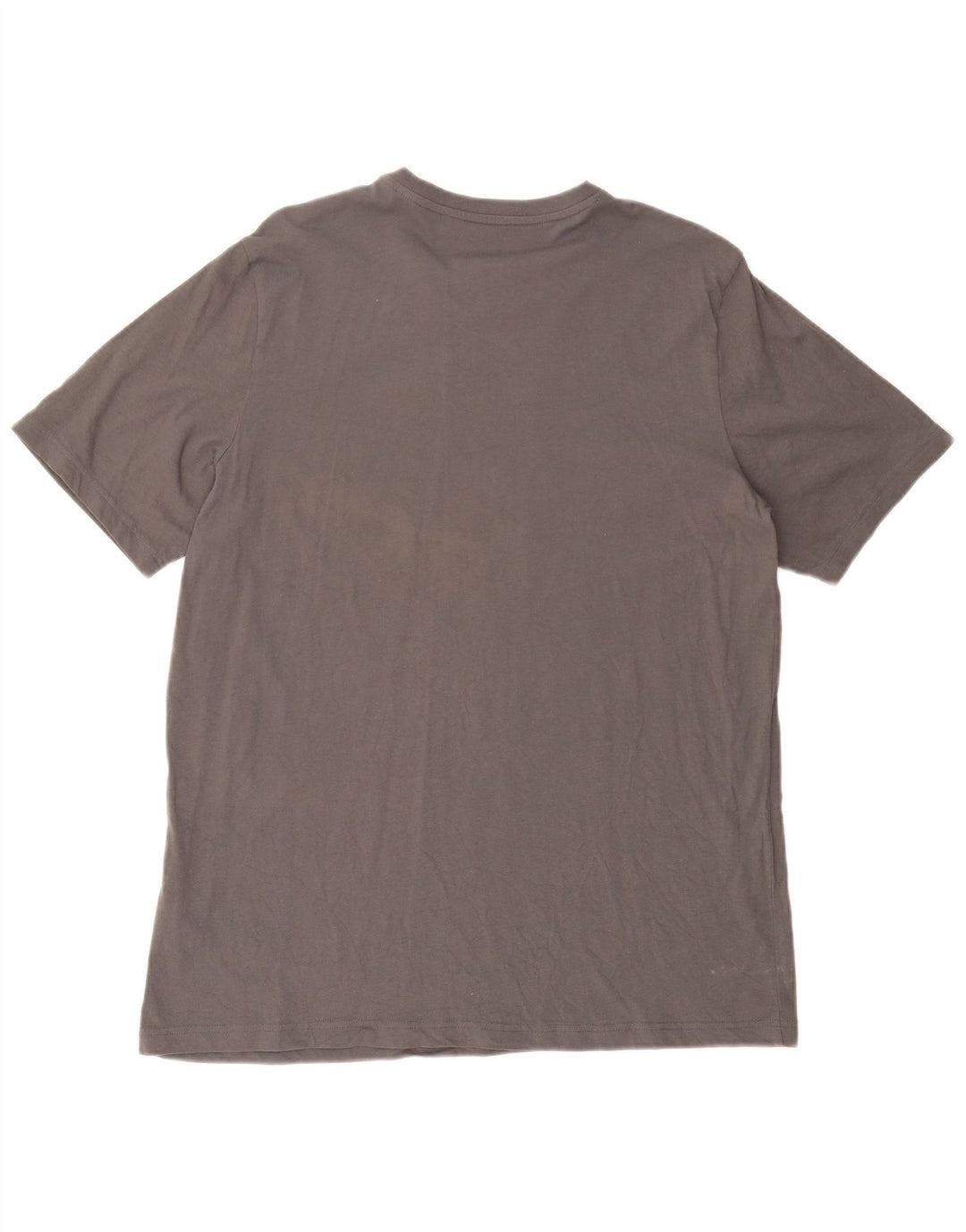 T-shirt grafica da uomo ADIDAS Top grande in cotone grigio