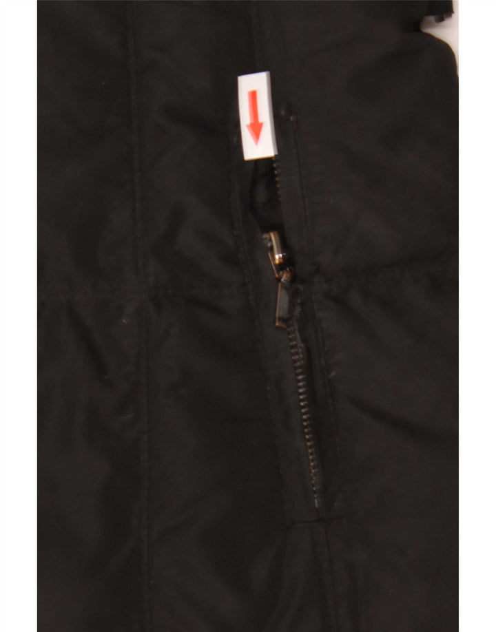 Cappotto imbottito da donna Zara UK 10 piccolo poliestere nero