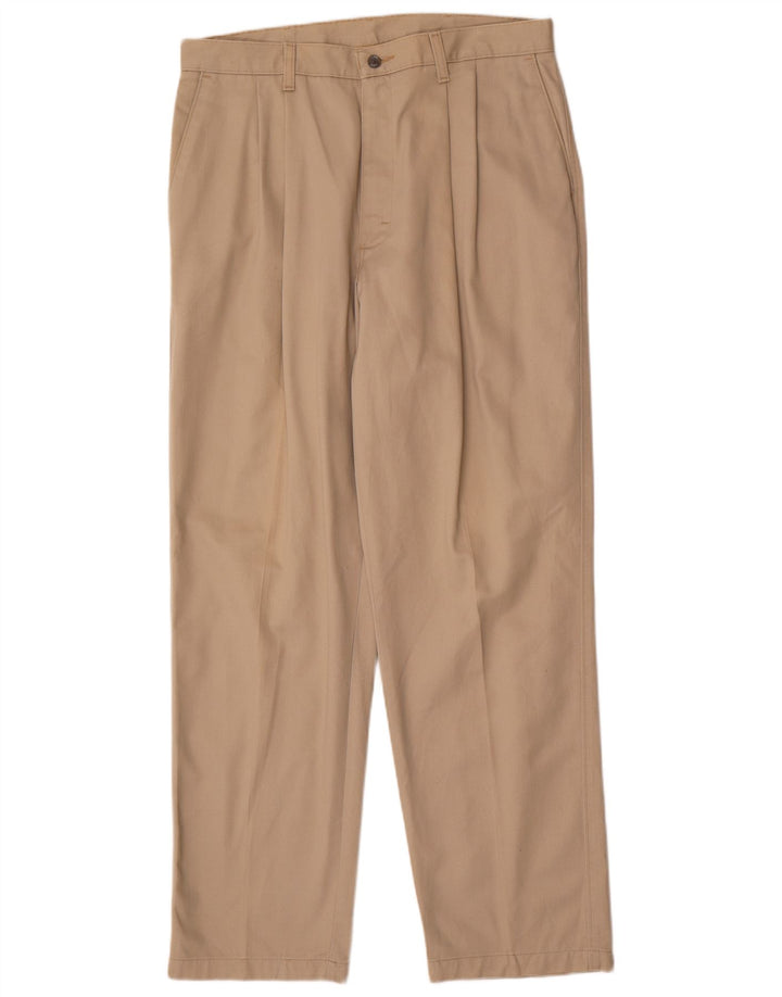Pantaloni chino con pegged uomo kaki LEE W36 L32 in cotone beige