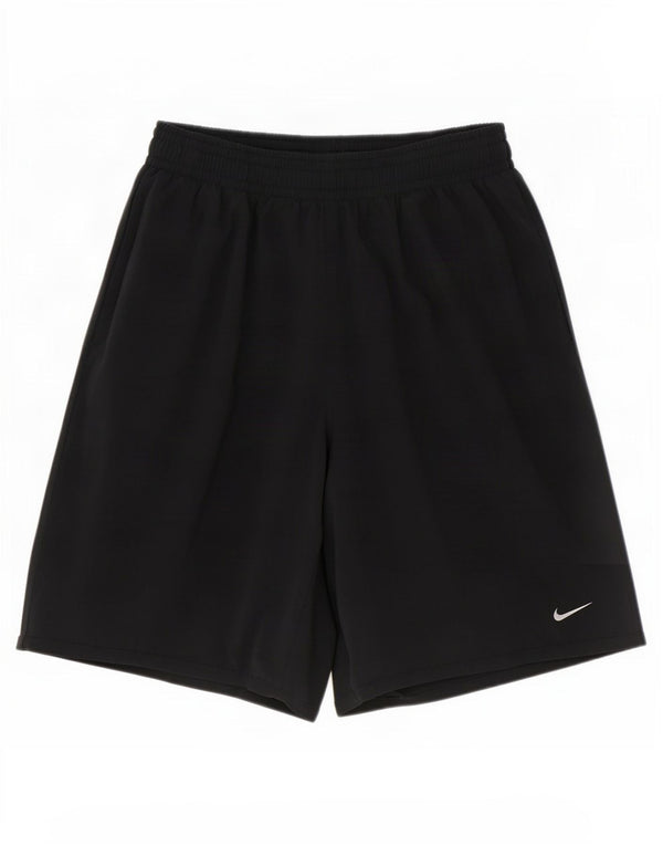Pantaloncini sportivi Nike da uomo medio nero in poliestere