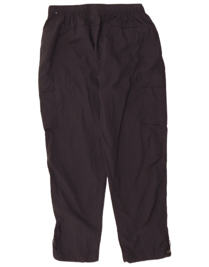 Pantaloni da tuta cargo Nike da uomo XL in nylon nero a quadri
