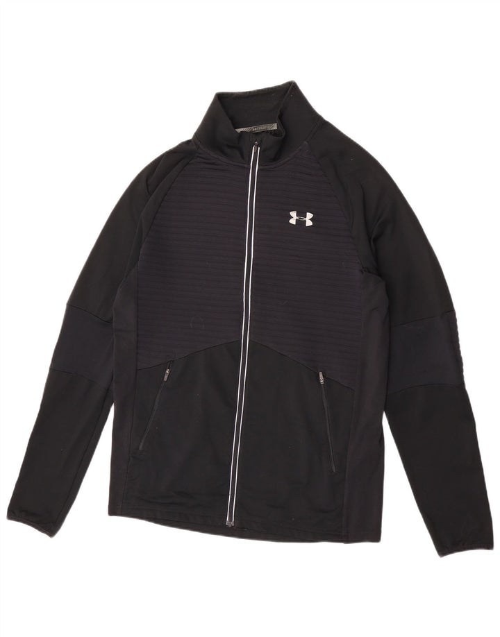 Giacca da ginnastica da uomo Under Armour piccola in poliestere nero