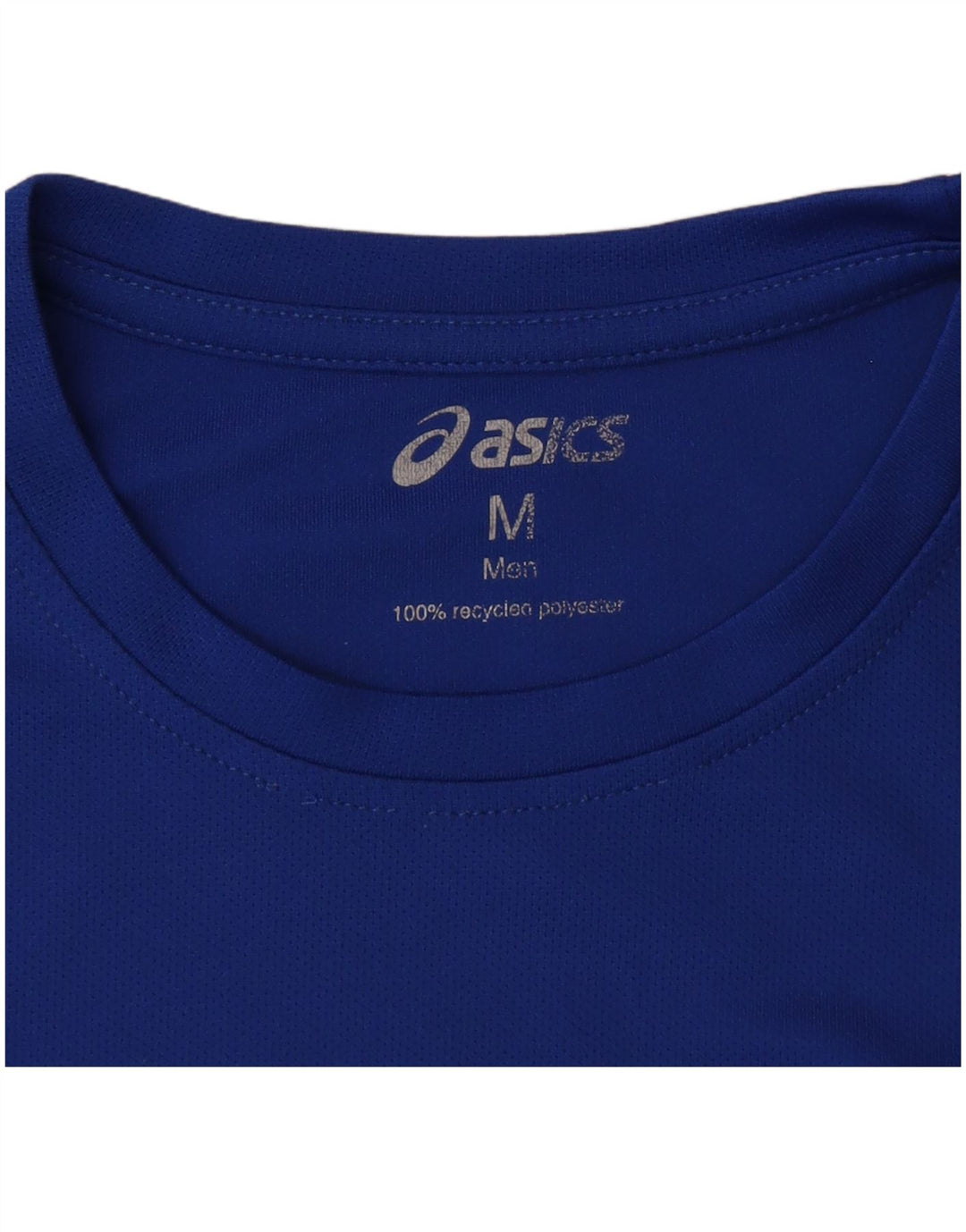 T-shirt grafica da uomo Asics London Top in poliestere blu medio