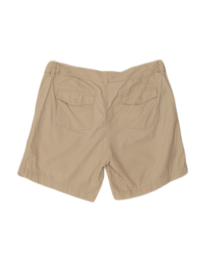 EDDIE BAUER Womens Chino Shorts US 8 Medium W34  Beige Cotton