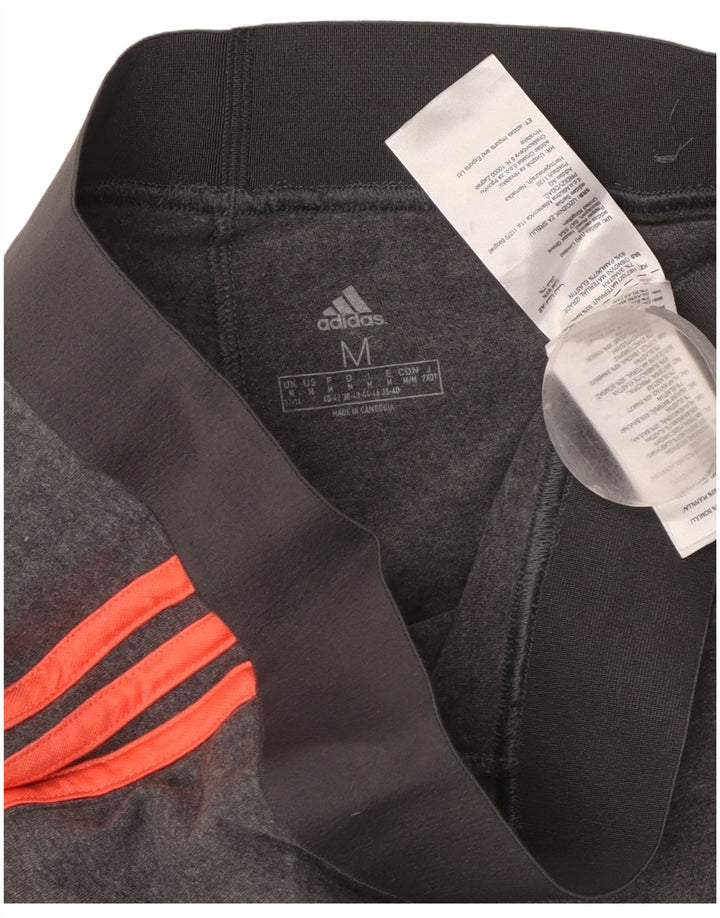 Leggings da donna ADIDAS UK 12/14 Cotone grigio medio