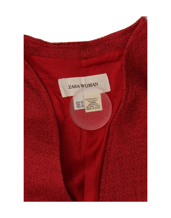 Giacca blazer da donna Zara EU 40 Rayon rosso medio