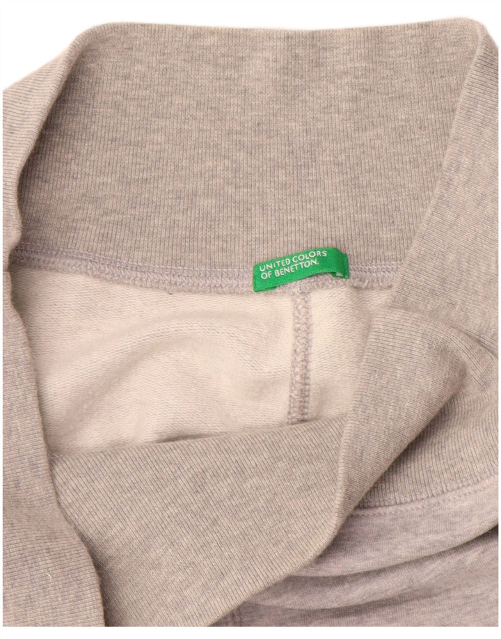 Pantaloncini sportivi da donna BENETTON UK 12 grigio medio chiazzato