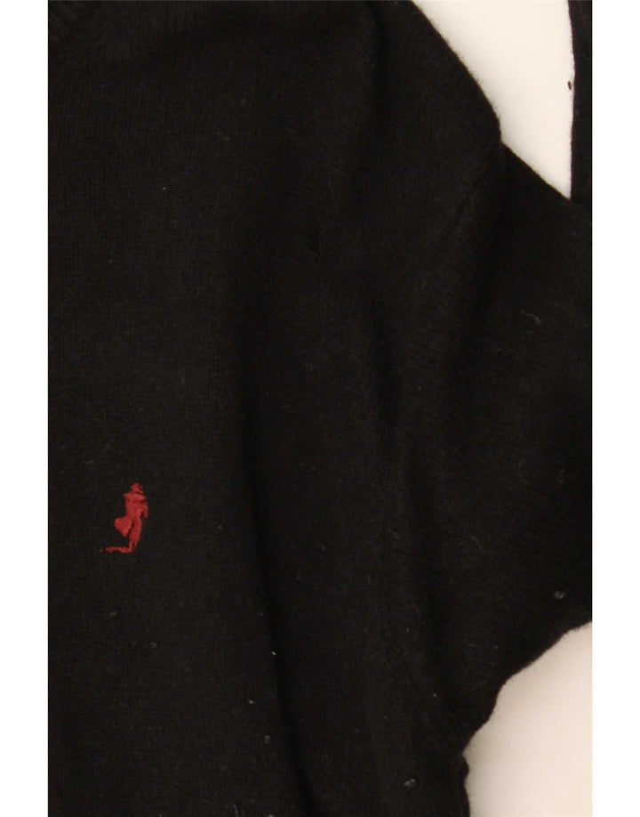 Maglione maglione girocollo da donna Marlboro Classics grande nero