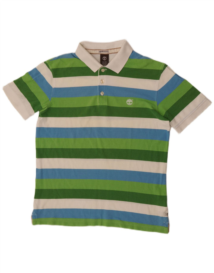 Polo Timberland da uomo Earthkeepers XL a righe multicolore