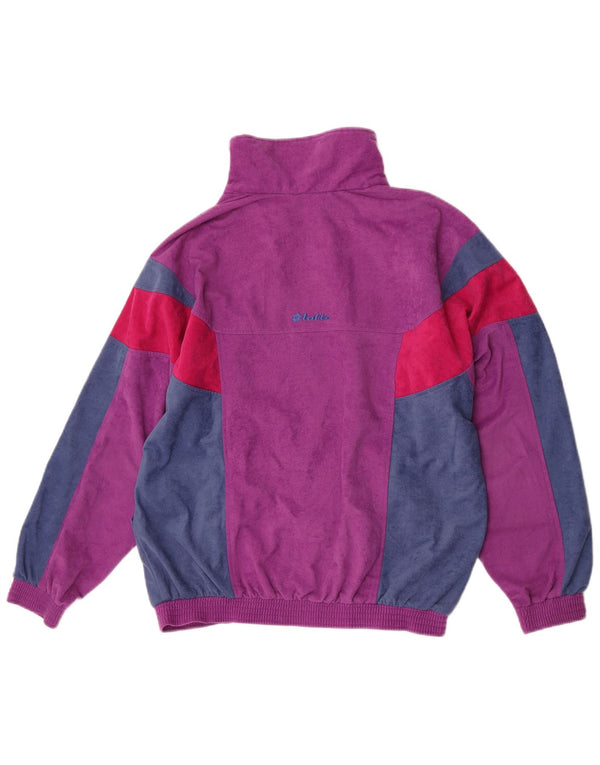 Giacca da ginnastica oversize da donna Lotto UK 10 Small Purple Colourblock