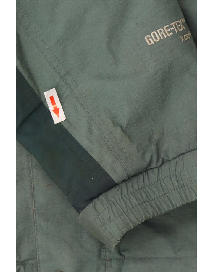Giacca antipioggia Sprayway da uomo Gore-Tex UK 40 Large Verde Colourblock in poliammide