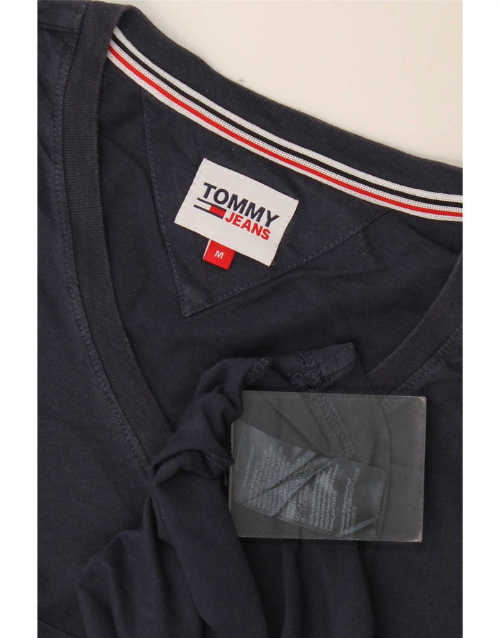T-shirt da uomo Tommy Hilfiger Top in cotone blu navy medio