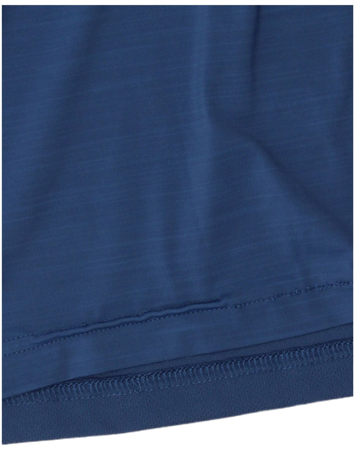 T-shirt da uomo Reebok Top Large blu in poliestere