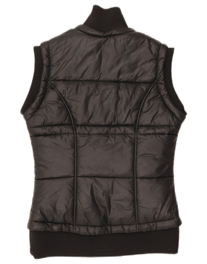 Gilet imbottito da donna ADIDAS IT 42 medio nero poliestere